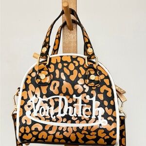 Von Dutch Black Mini Bowling Bag